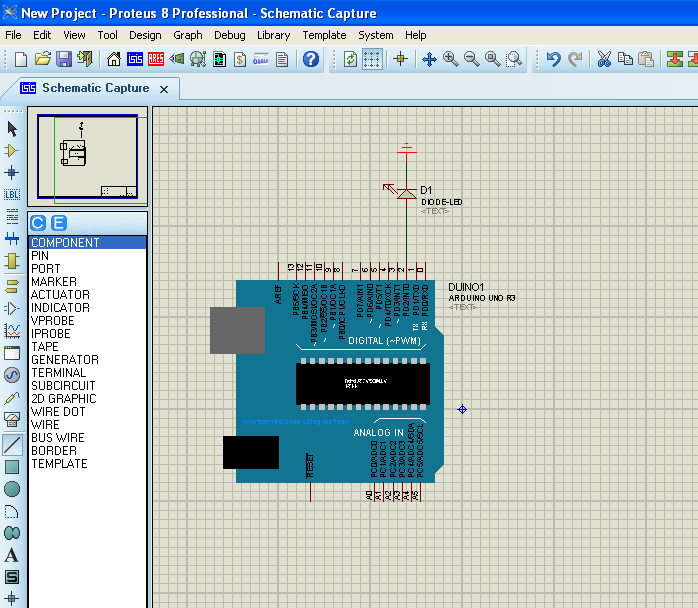 Симулация на работата на Arduino с